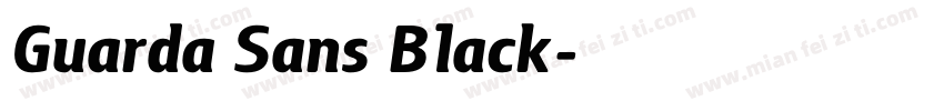 Guarda Sans Black字体转换